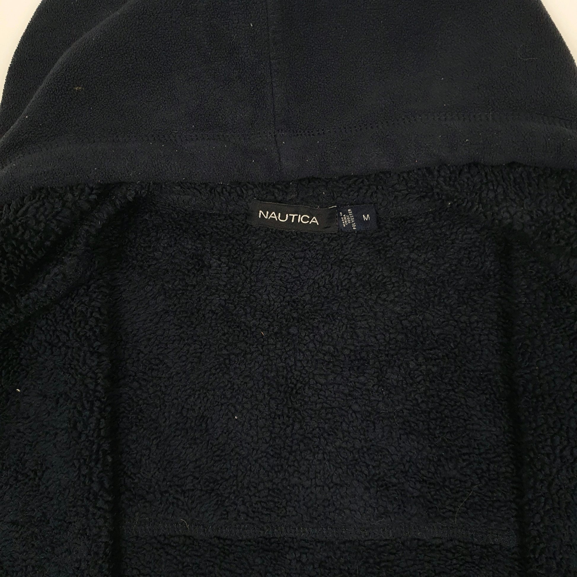 Mens Navy Nautica Competition Hoodie Full Zip Jumper