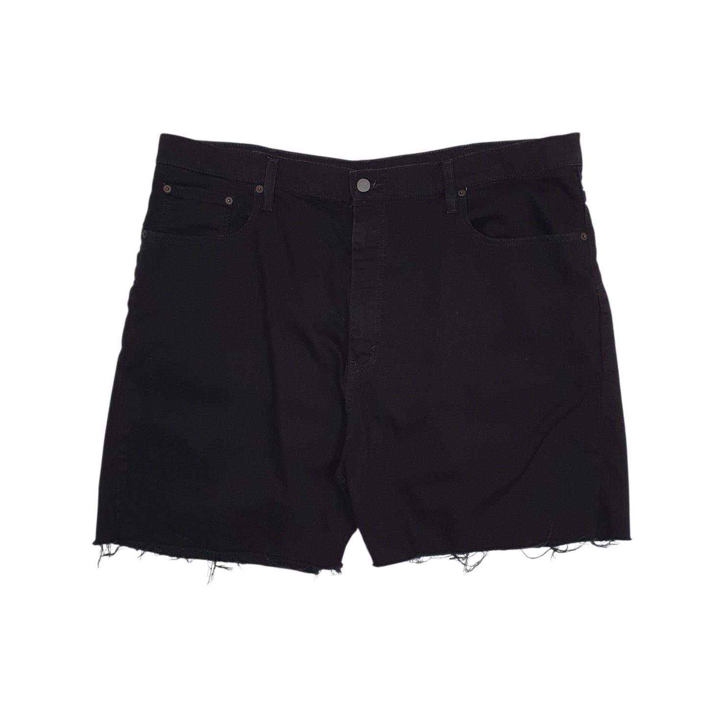 Mens Black Levis 569 Denim Shorts