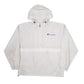 Mens White Champion Pullover Quarter Zip Coat