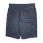 Mens Navy Dickies Workwear Full Zip Shorts