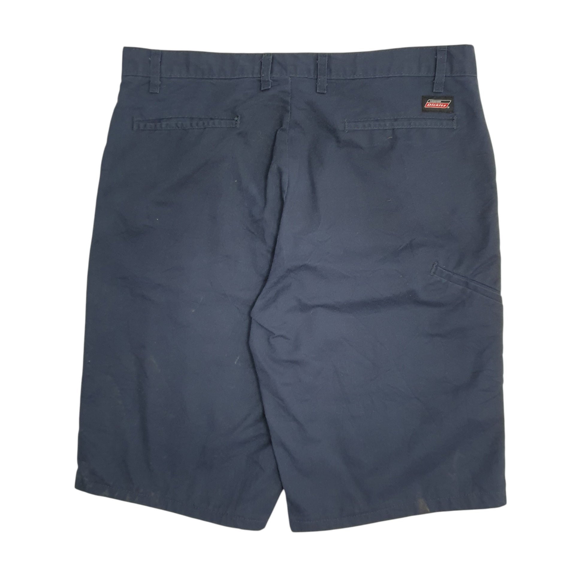 Mens Navy Dickies Workwear Full Zip Shorts