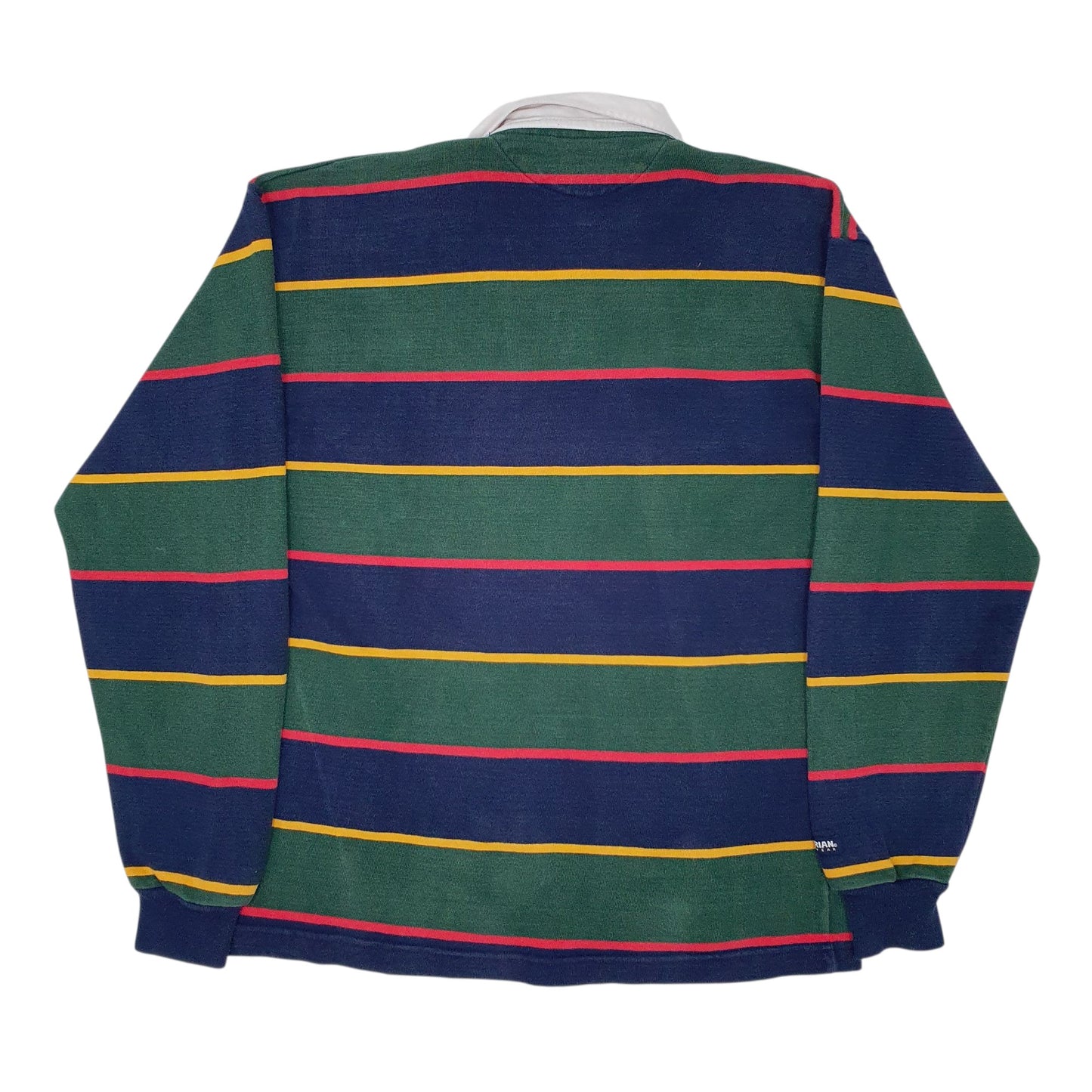 Mens Green Barbarian Rugby Hoodie Polo Shirt