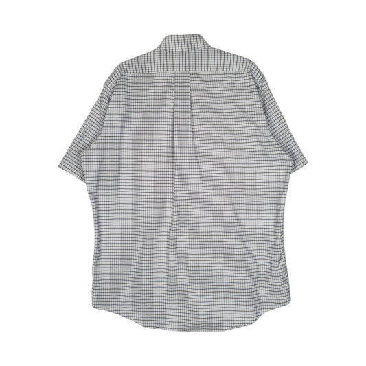 Mens White L.L.Bean Vintage 90s Made In USA  Shirt