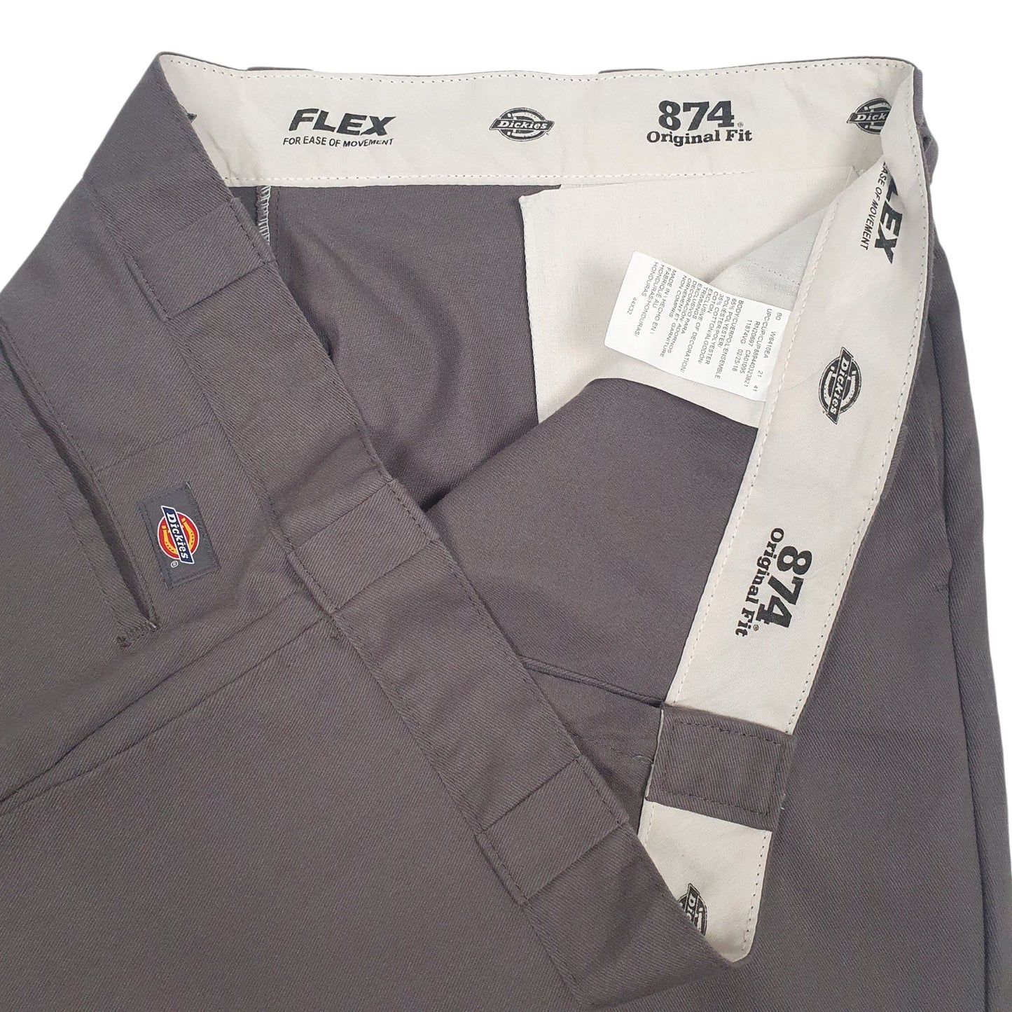 Mens Grey Dickies 874 Workwear  Trousers