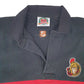 Mens Black Barbarian Rugby NHL Ottawa Senators Hoodie Polo Shirt