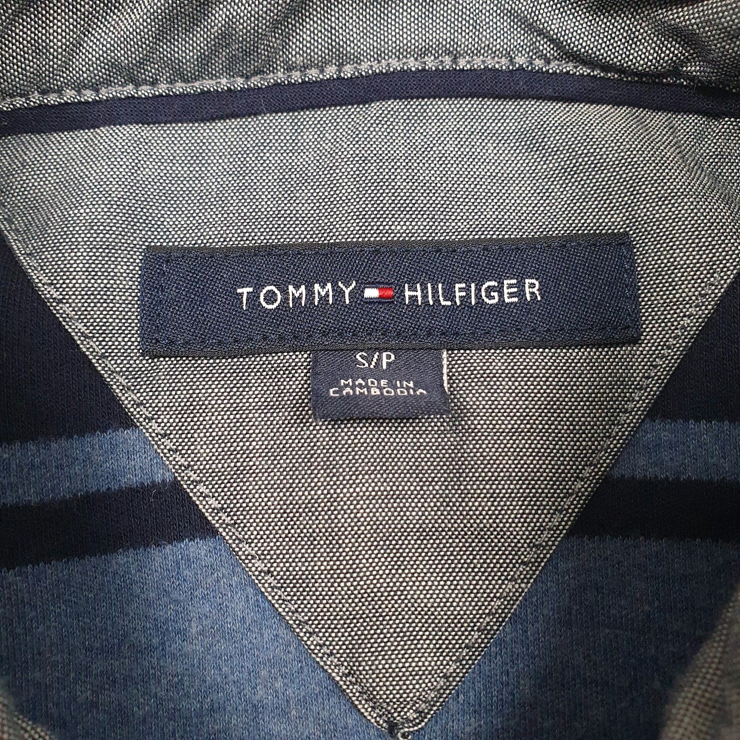 Mens Blue Tommy Hilfiger   Polo Shirt