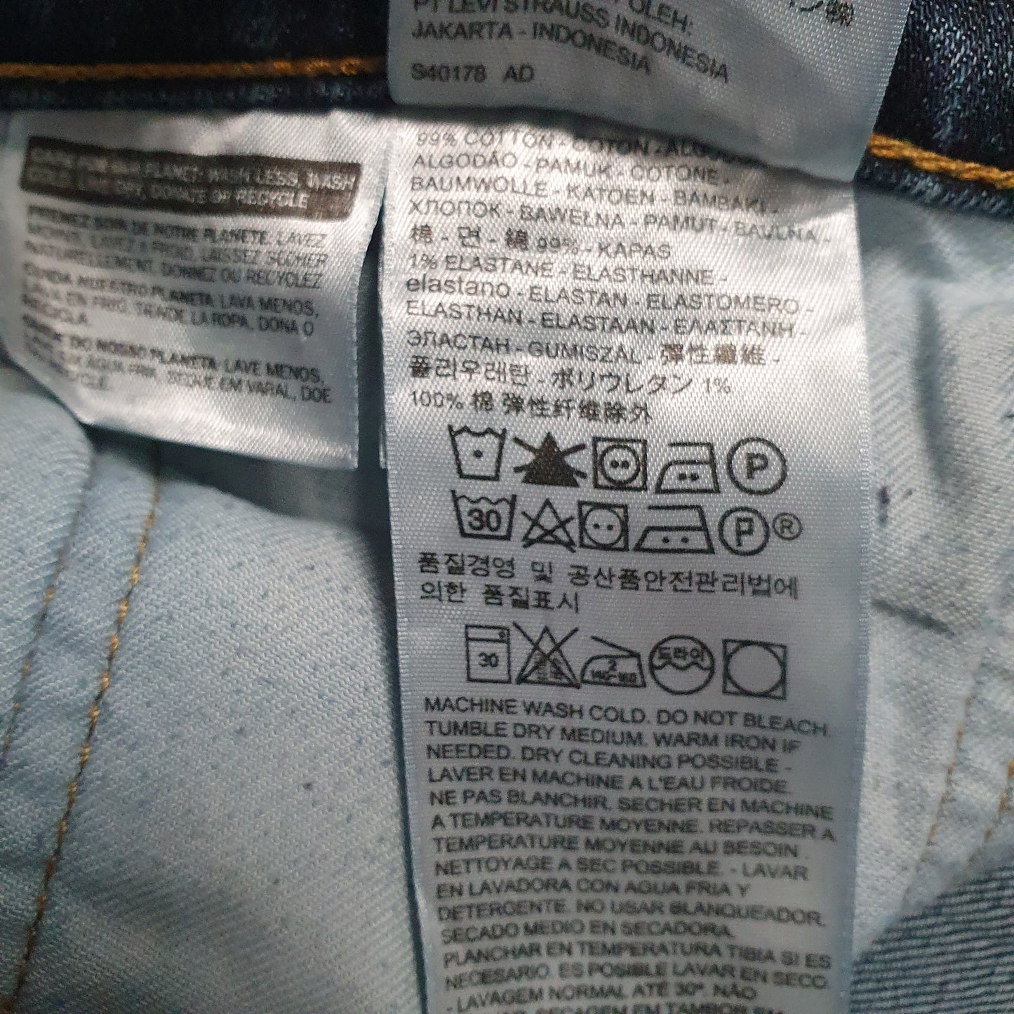 Mens Blue Levis   Jeans