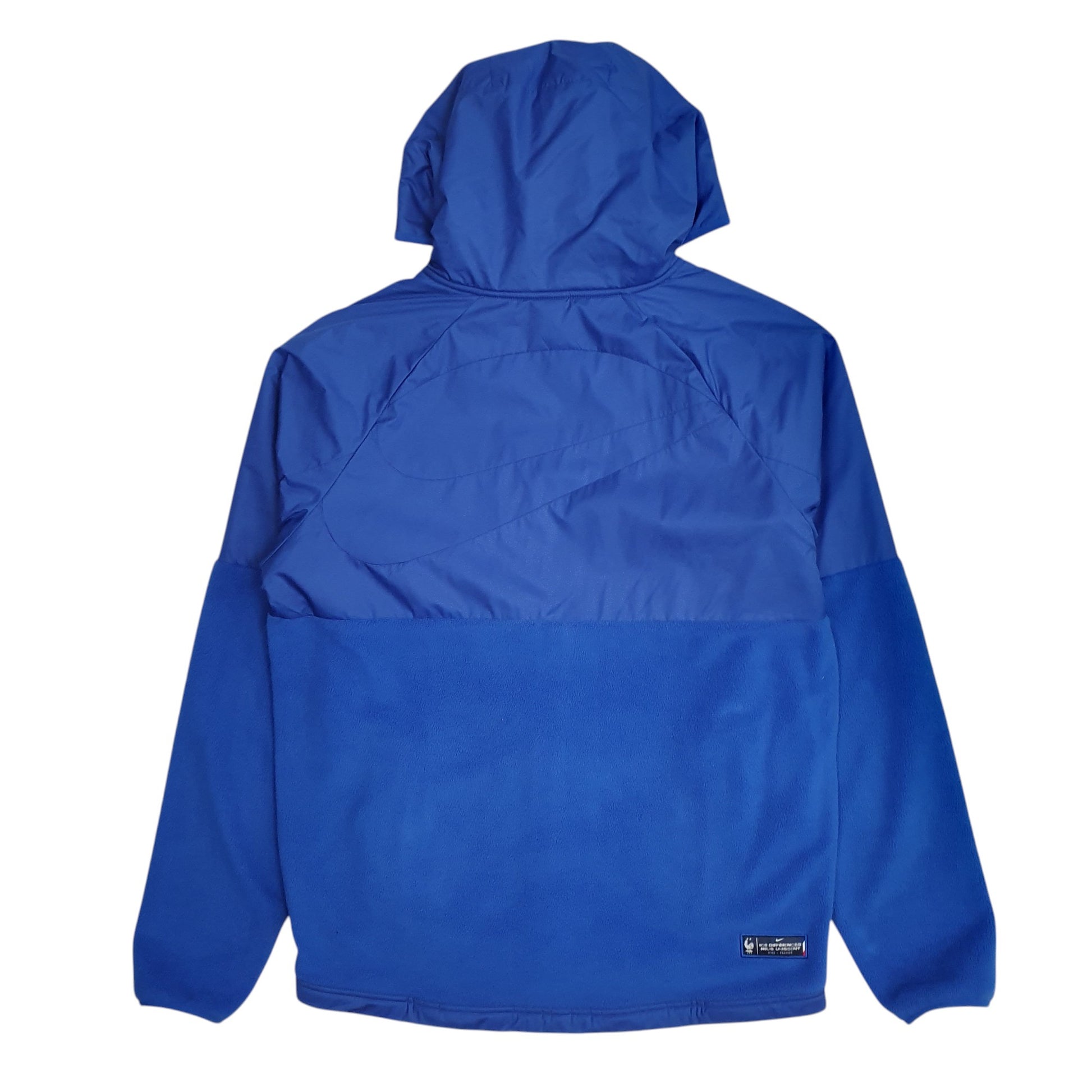 Mens Blue Nike Winterized Fleece Hoodie Coat