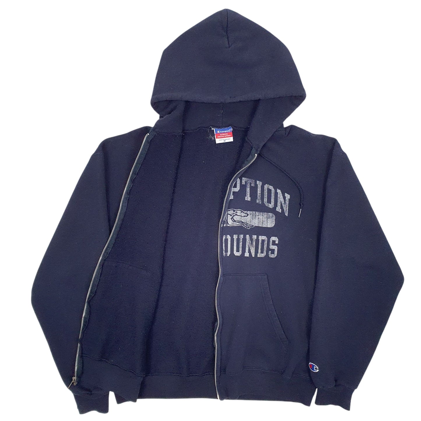 Mens Navy Champion  Full Zip Jumper