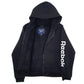 Mens Black Reebok Fleece Lined Full Zip Jumper