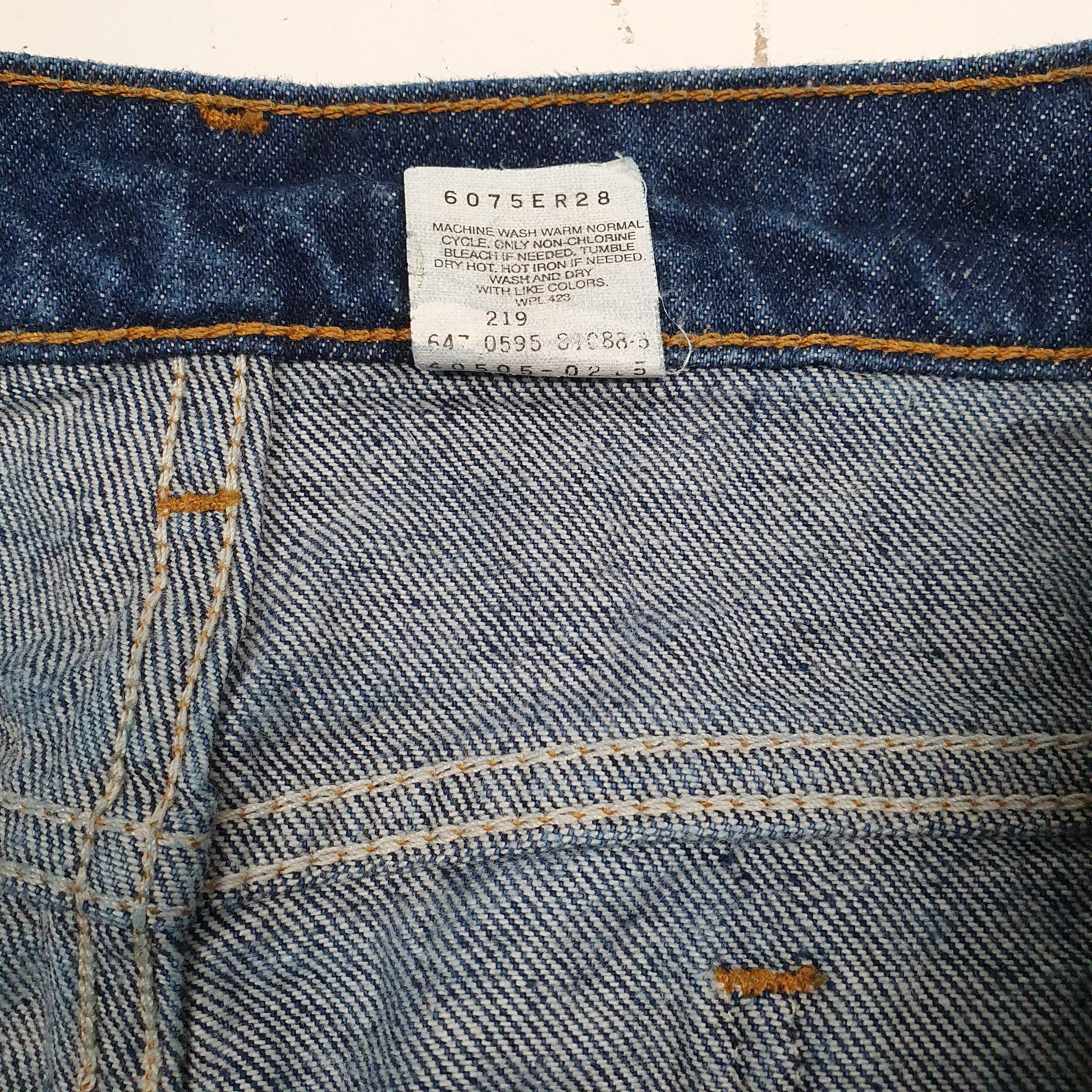 Mens Blue Levis Vintage 90s Orange Tab  Jeans