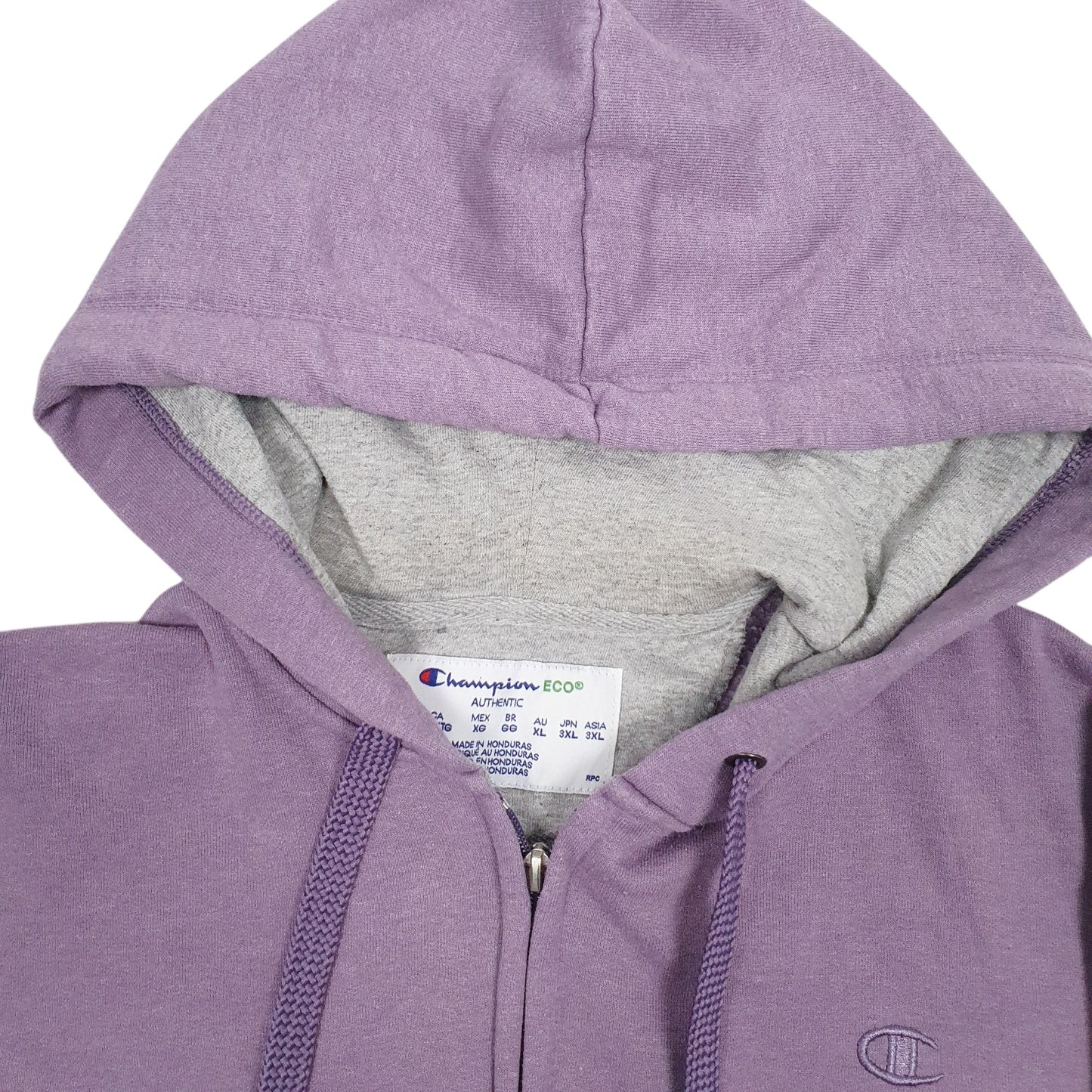 Womens Purple Champion  Full Zip Jumper