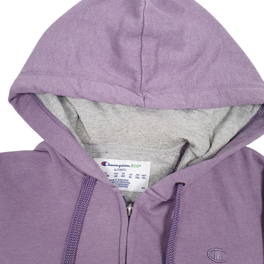 Womens Purple Champion  Full Zip Jumper