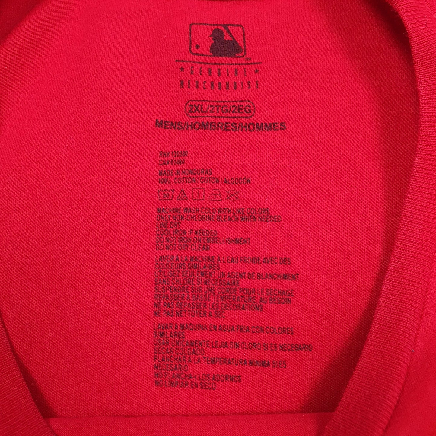 Mens Red MLB Cincinnati  T Shirt
