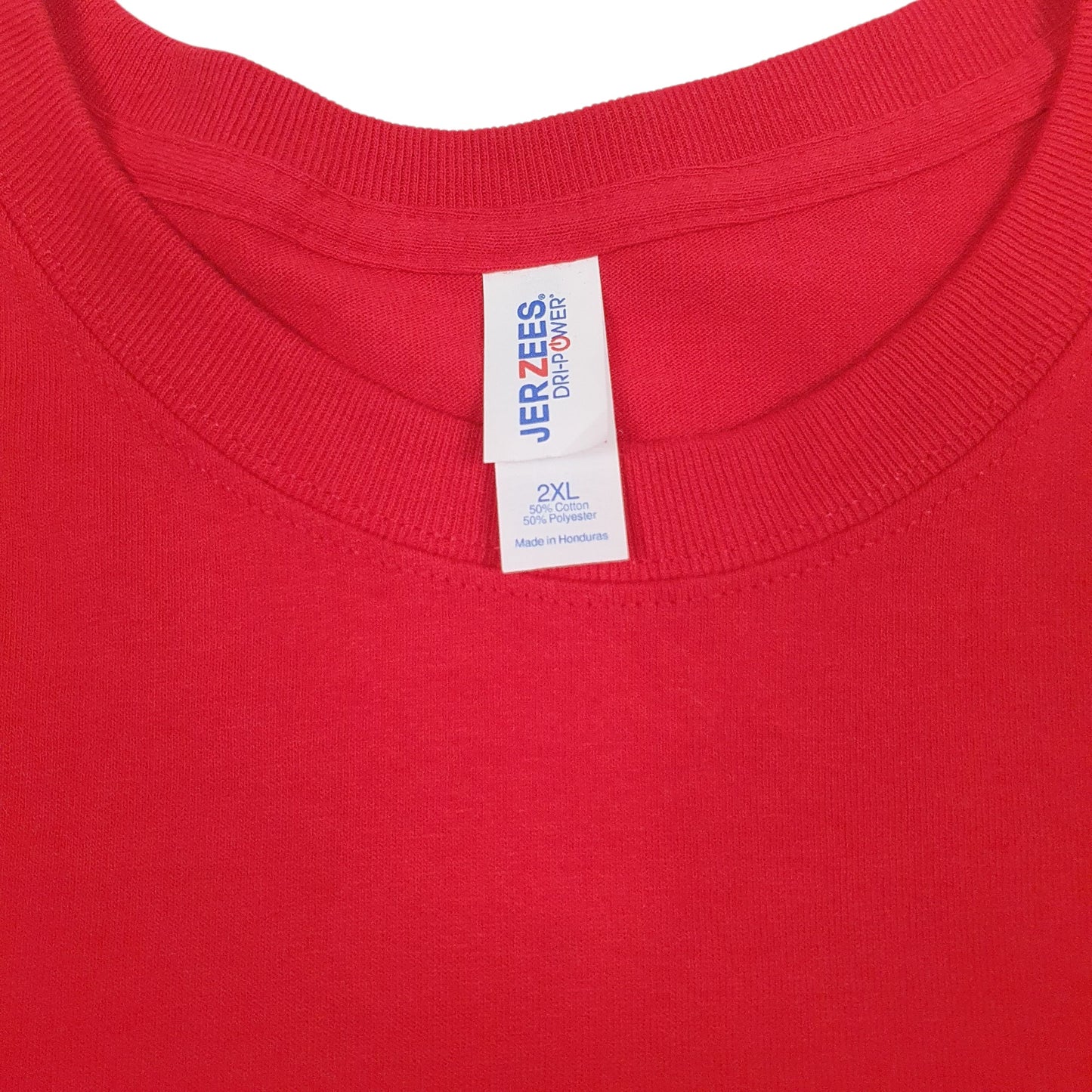 Mens Red Jerzees   T Shirt