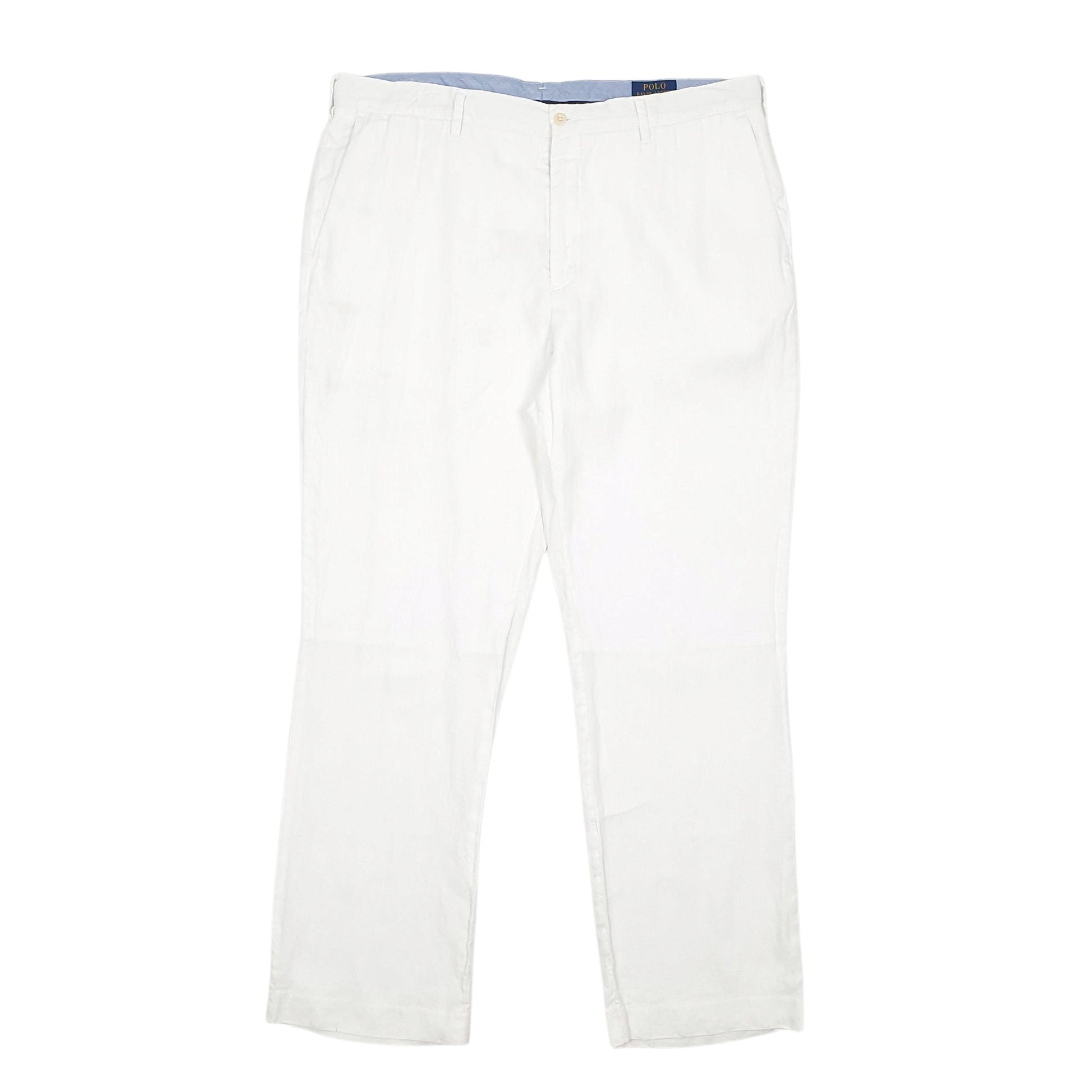 Mens White Polo Ralph Lauren  Chino Trousers