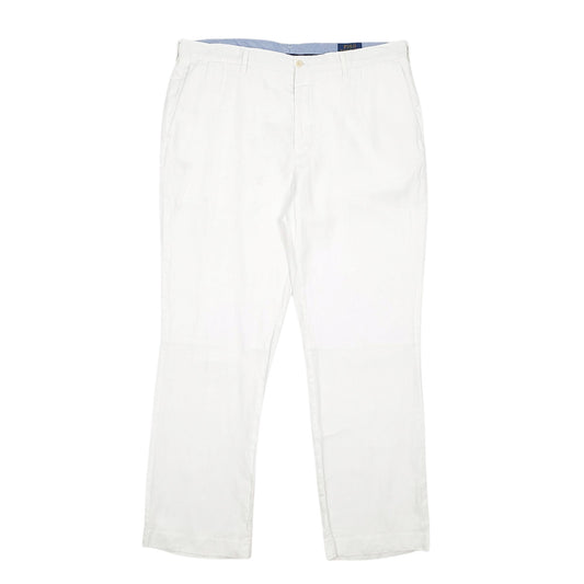 Mens White Polo Ralph Lauren  Chino Trousers