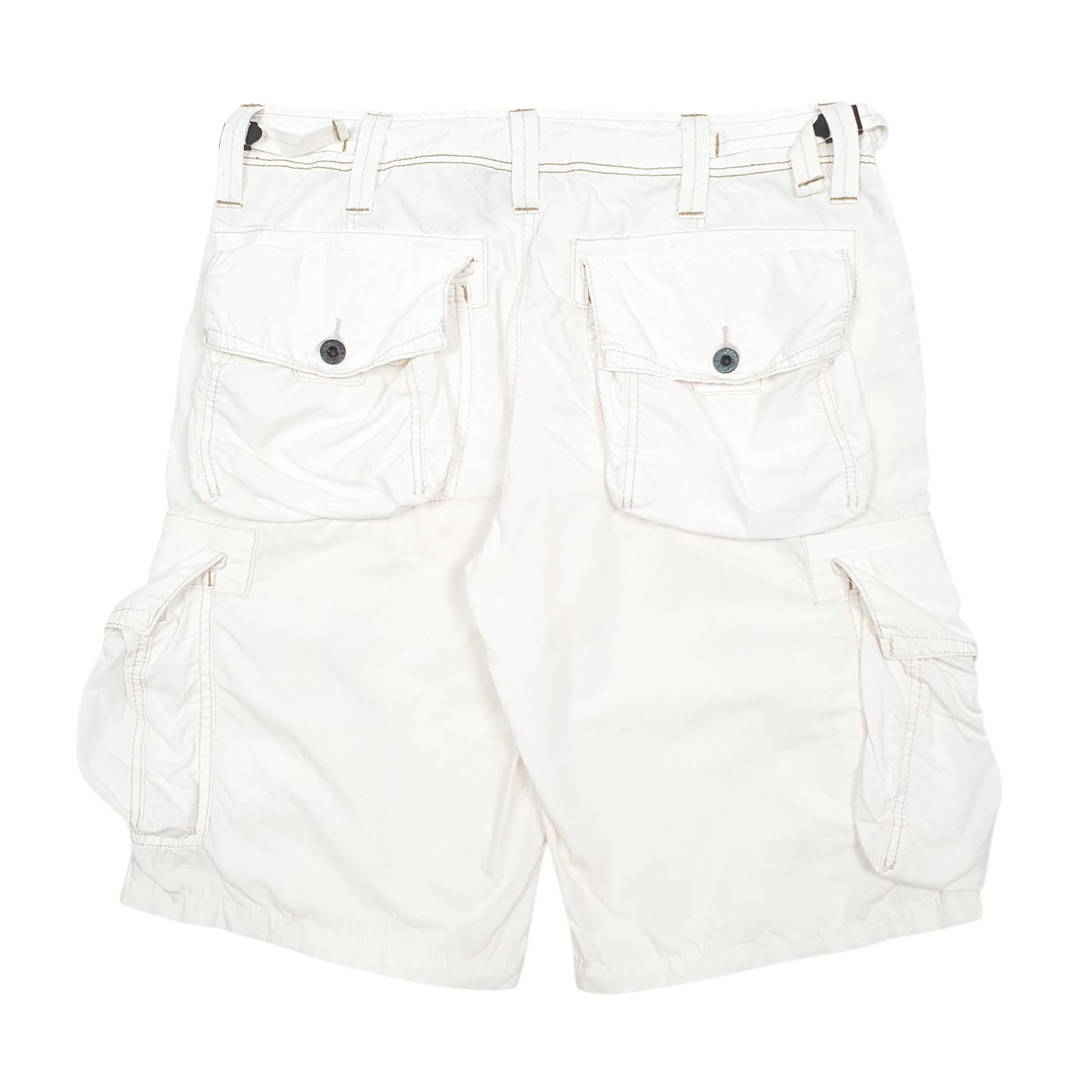 Womens White Ralph Lauren Polo Jeans  Shorts