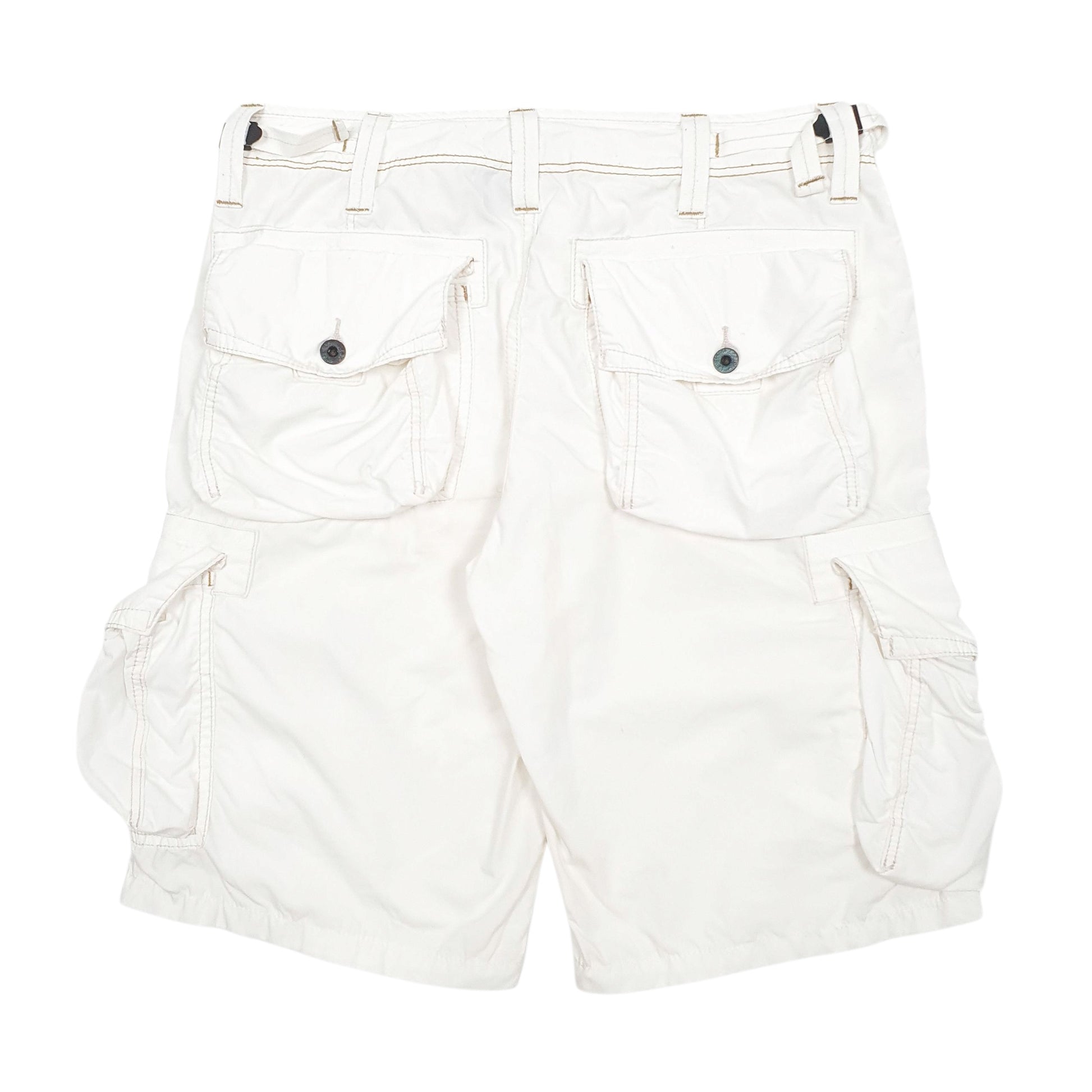 Womens White Ralph Lauren Polo Jeans  Shorts