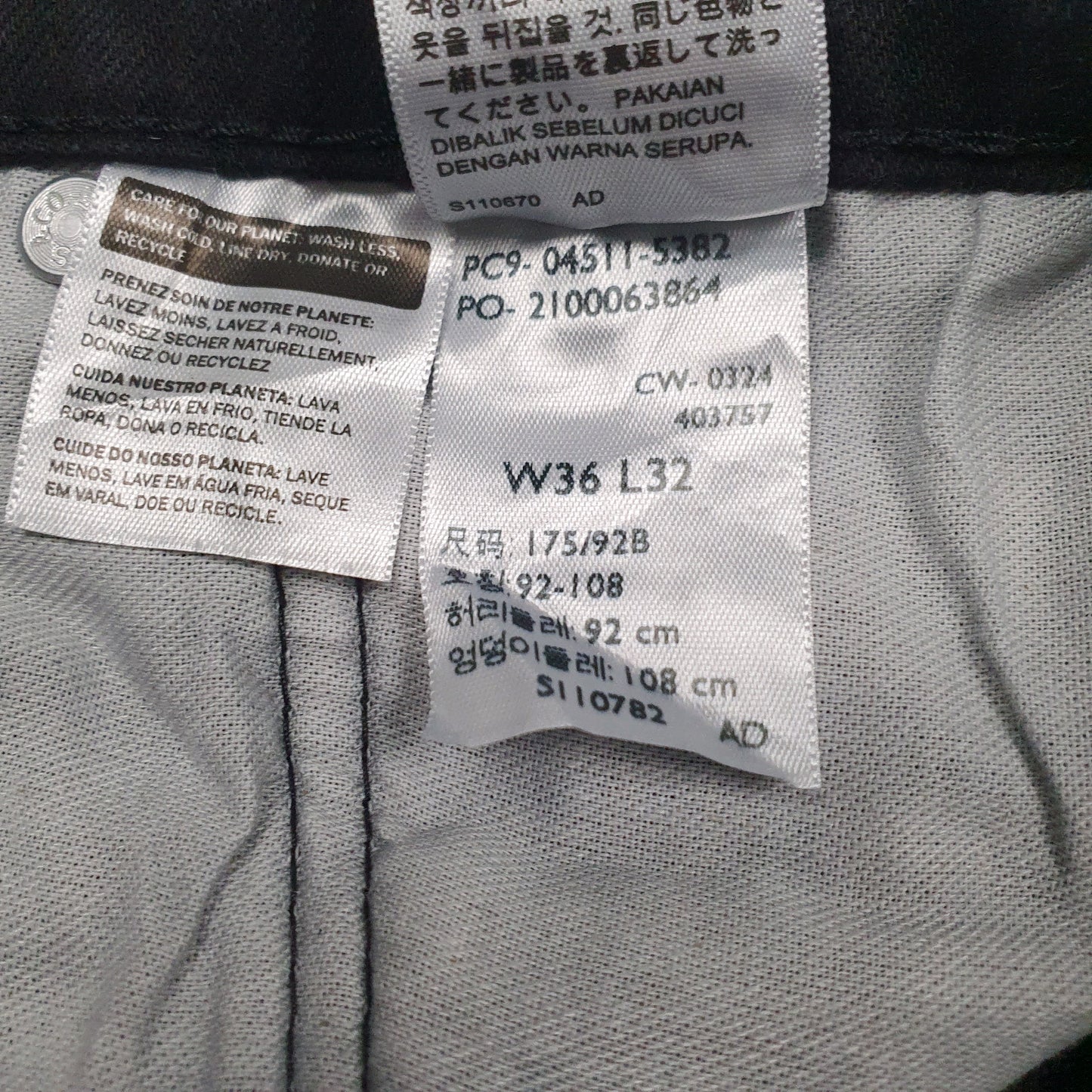 Mens Black Levis   Jeans