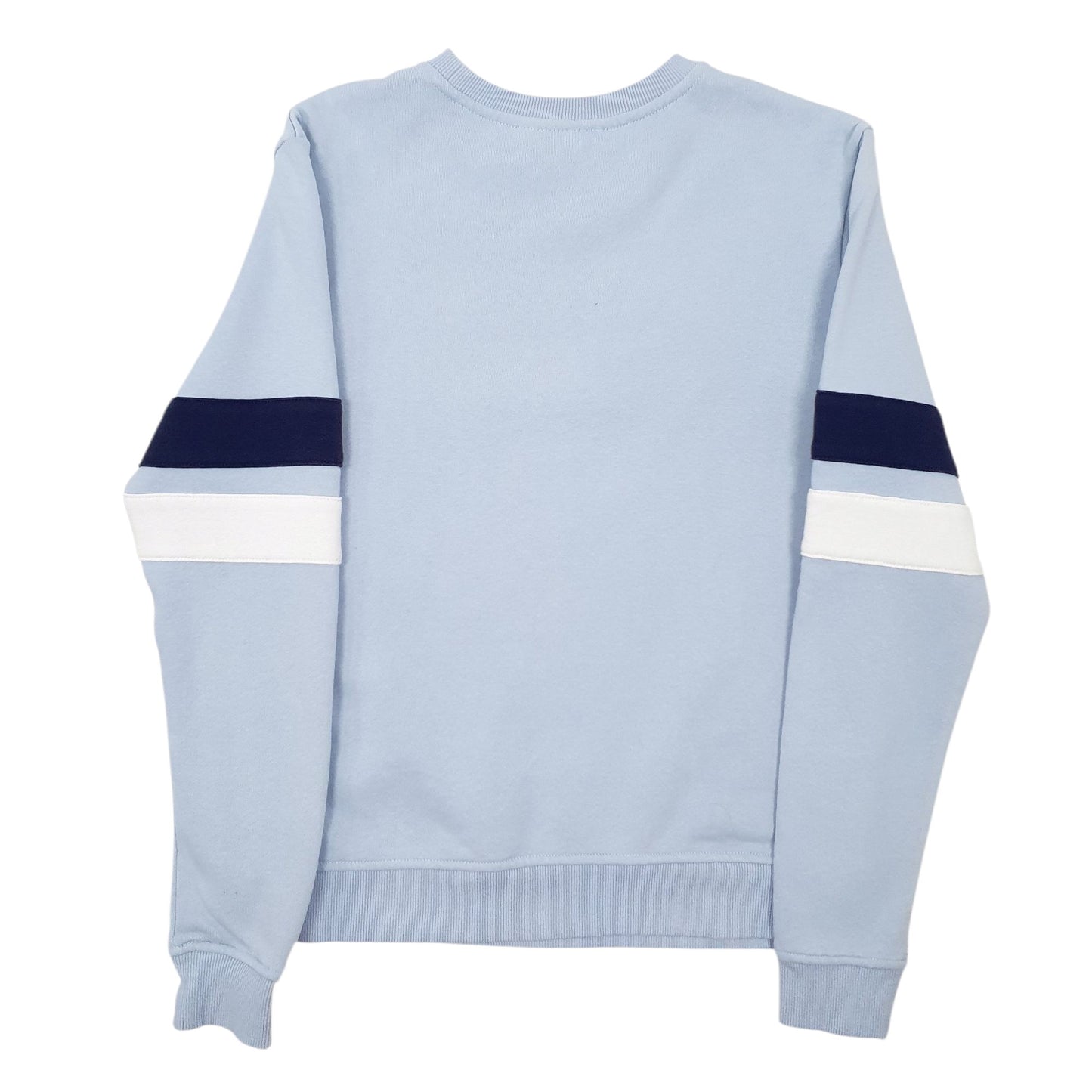 Womens Blue Fila Spellout Crewneck Jumper