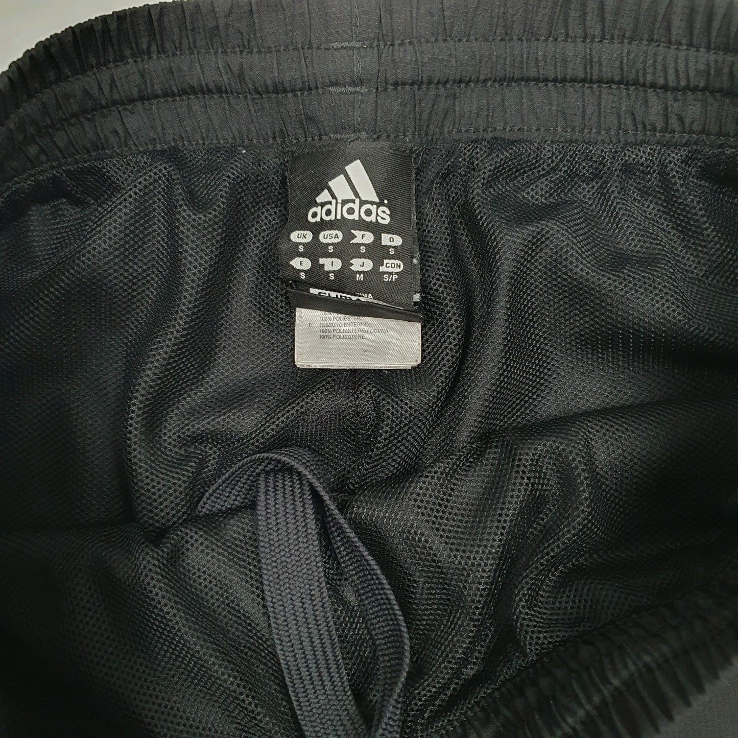 Mens Black Adidas Long  Shorts