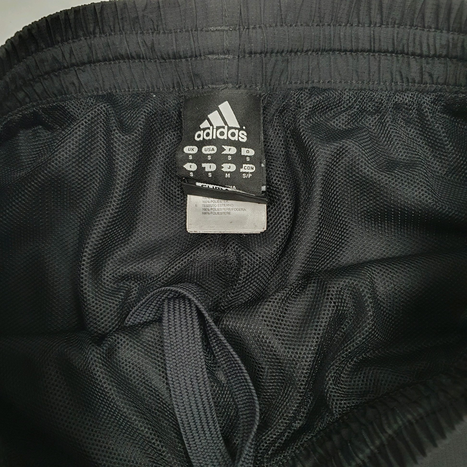 Mens Black Adidas Long  Shorts