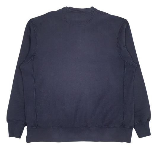 Mens Navy Champion Vintage 90s Reverse Weave Clemson Crewneck Jumper