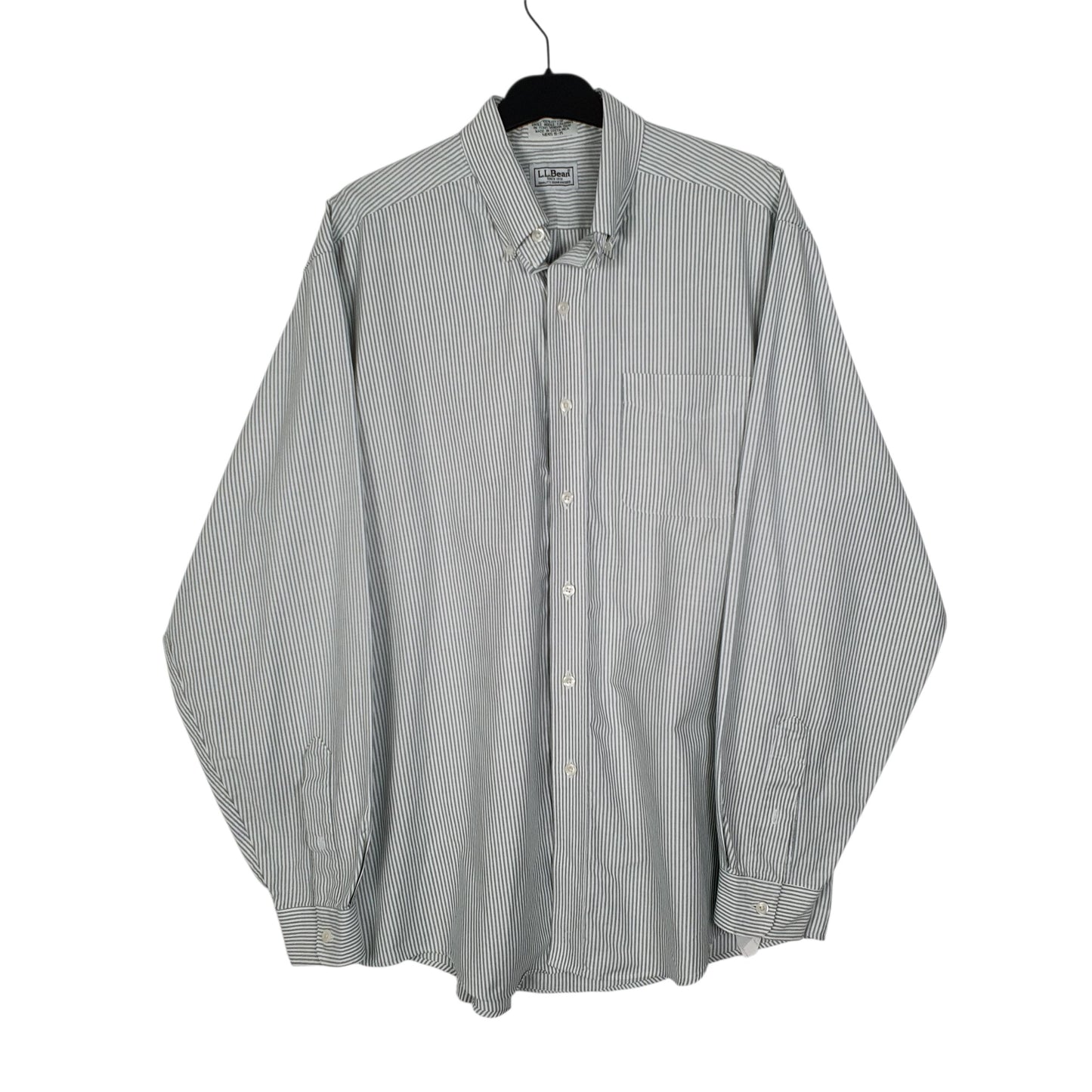 Mens Green L.L.Bean  Long Sleeve Shirt