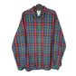 Mens Green L.L.Bean Scotch Plaid Flannel Long Sleeve Shirt