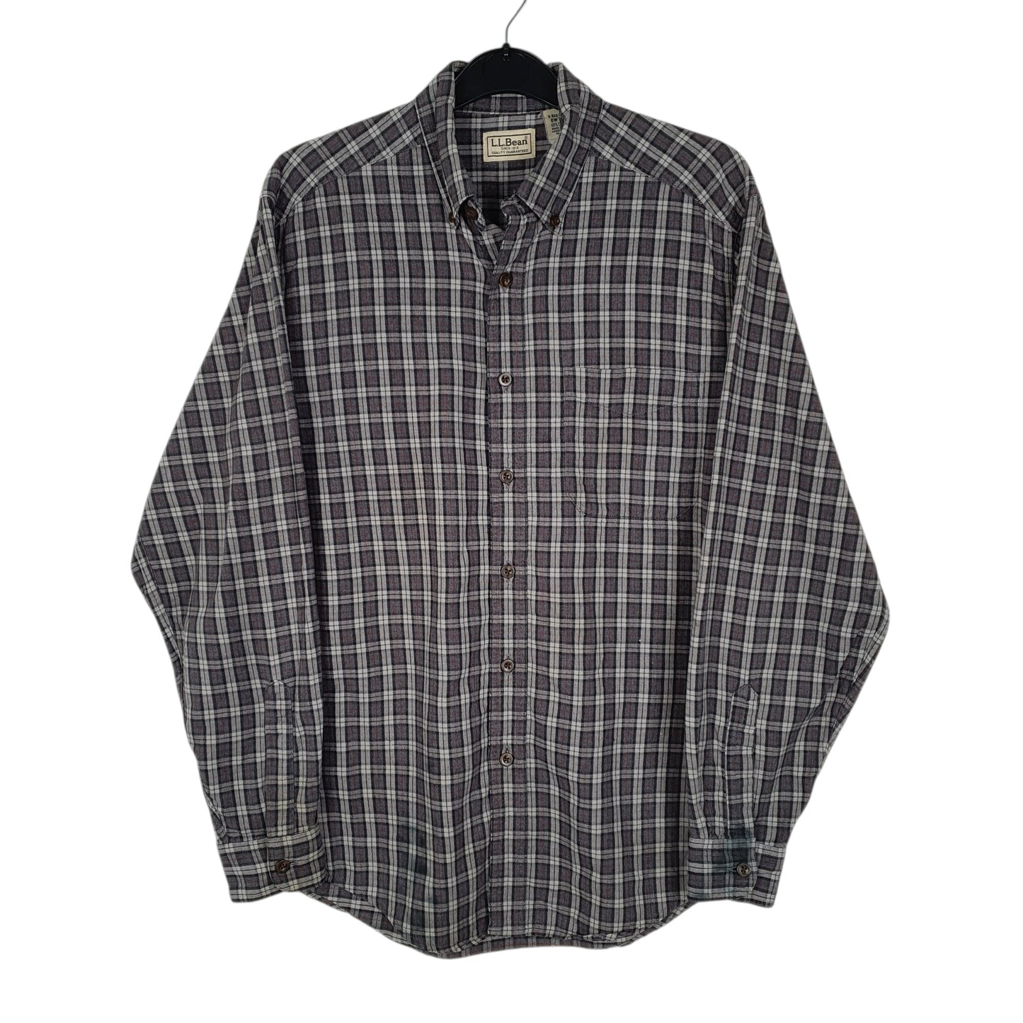 Mens Grey L.L.Bean  Long Sleeve Shirt