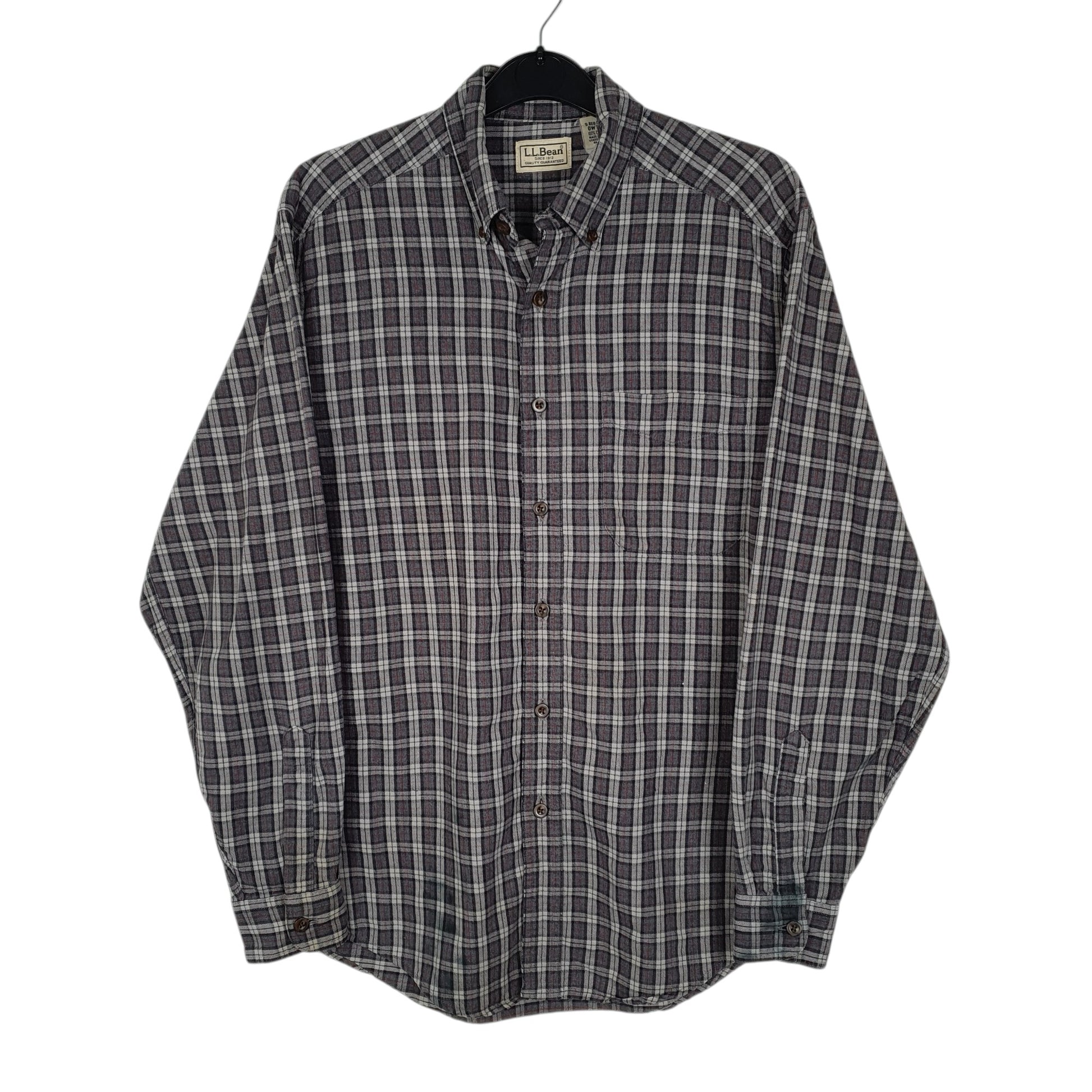 Mens Grey L.L.Bean  Long Sleeve Shirt
