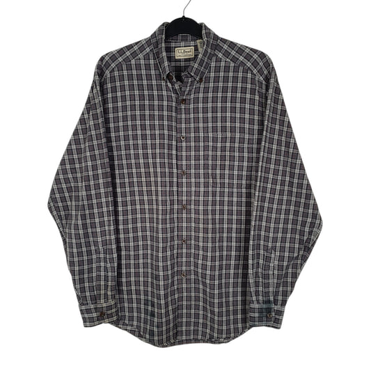 Mens Grey L.L.Bean  Long Sleeve Shirt