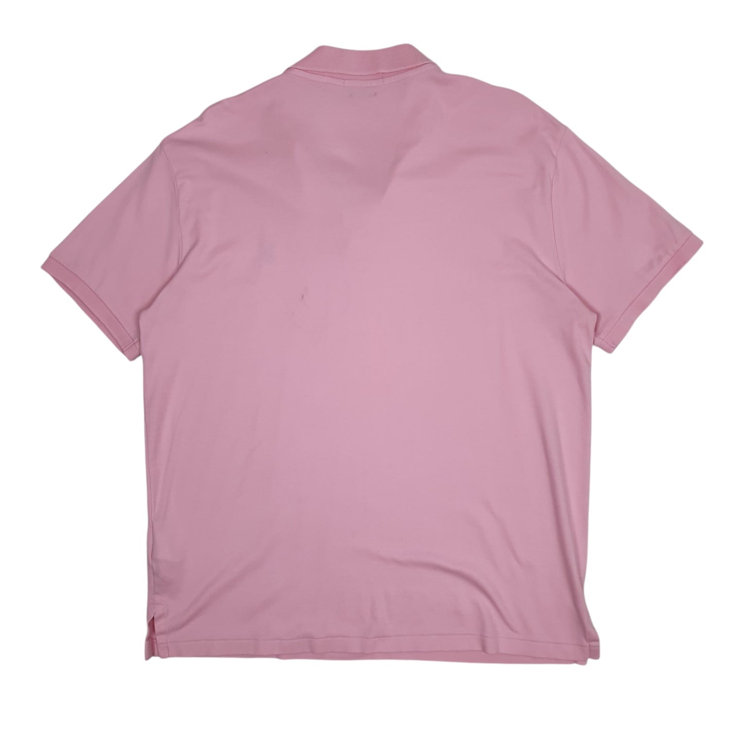 Mens Pink Polo Ralph Lauren Custom Slim Fit  Polo Shirt