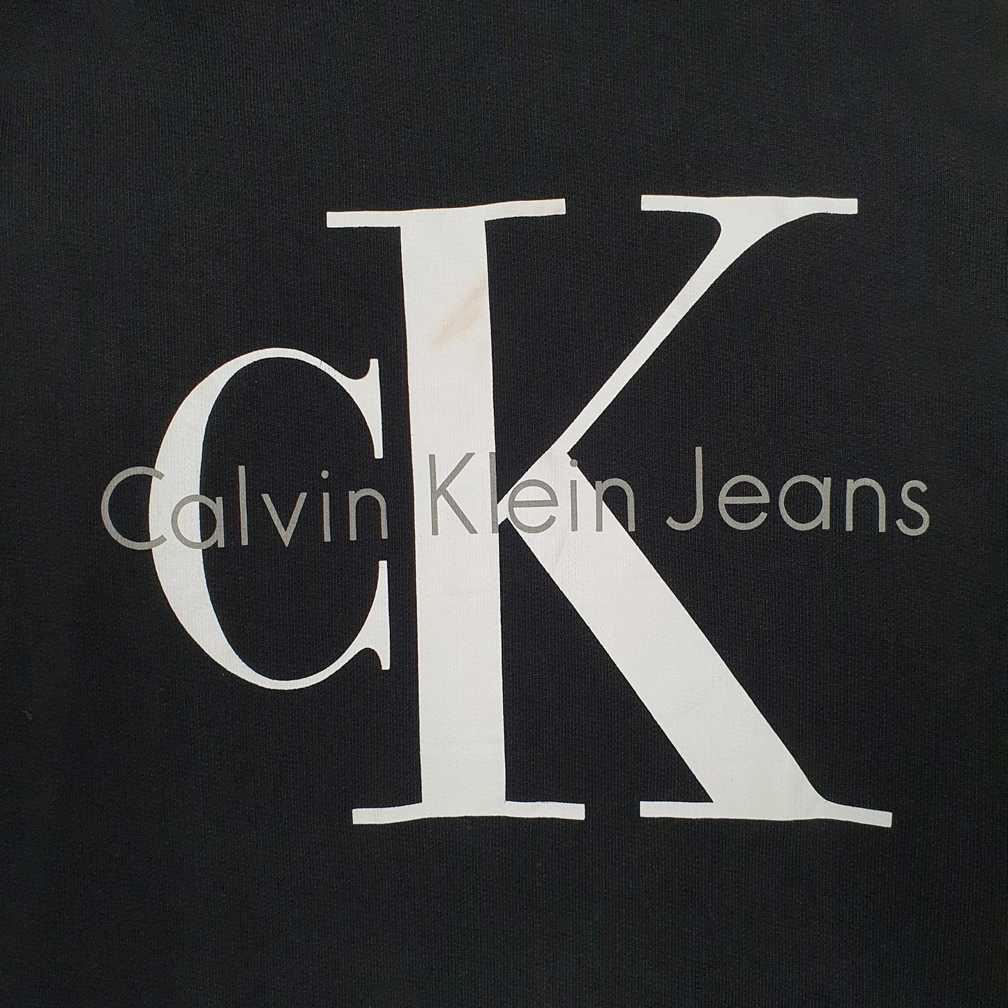 Mens Black Calvin Klein  Crewneck Jumper