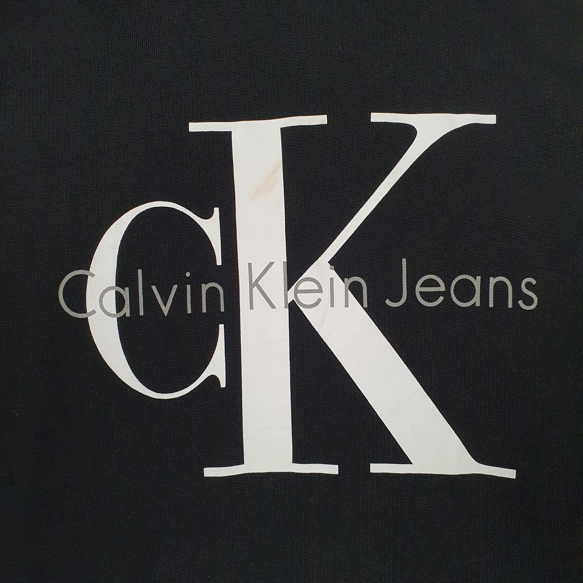 Mens Black Calvin Klein  Crewneck Jumper