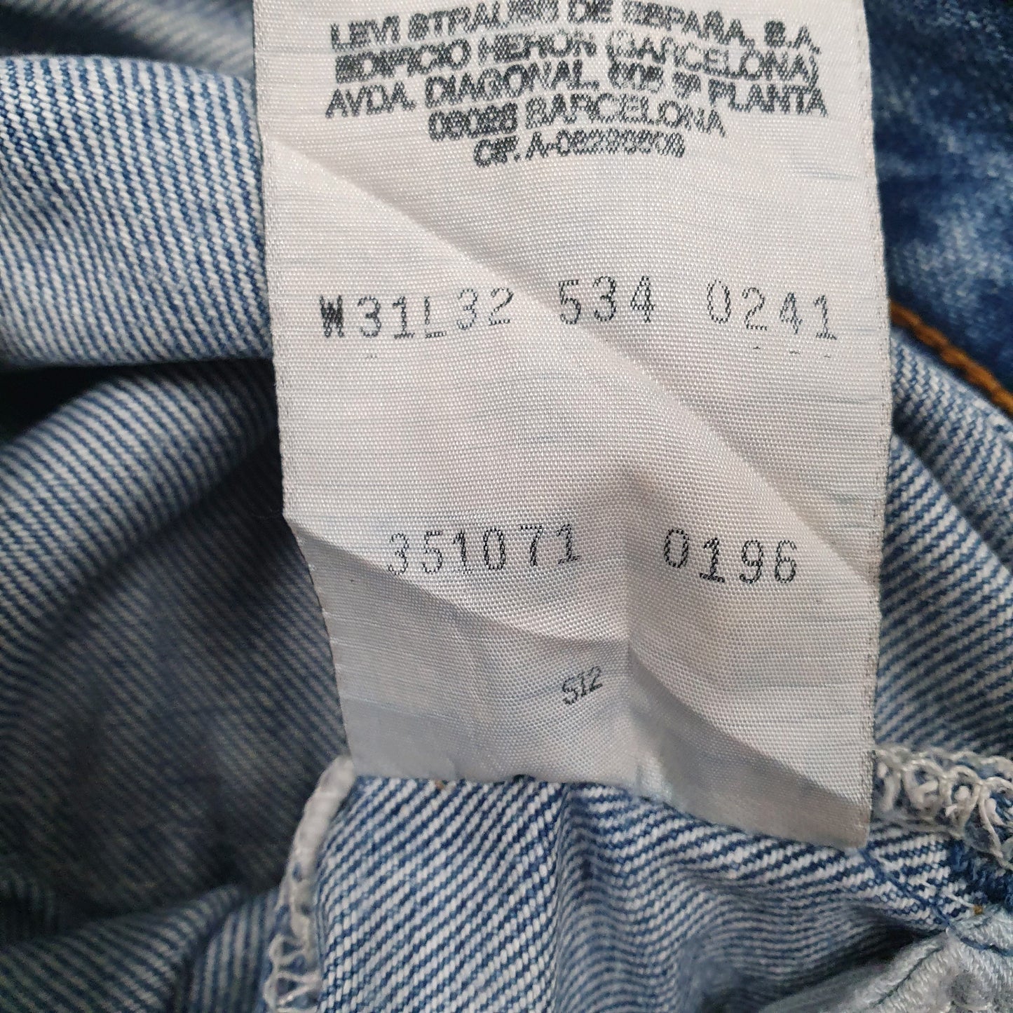 Mens Blue Levis Vintage 90s  Jeans