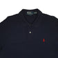 Mens Navy Polo Ralph Lauren Custom Fit  Polo Shirt