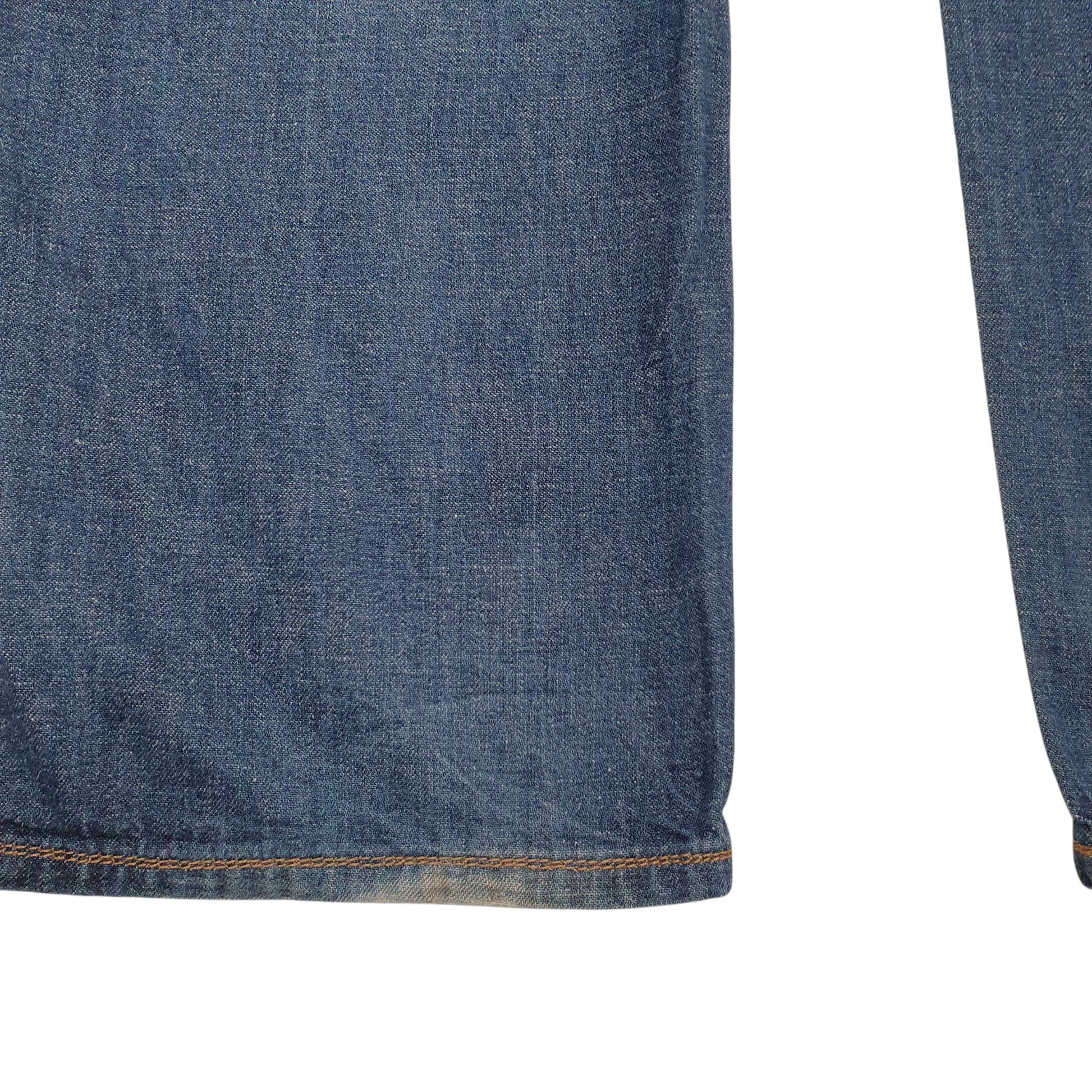 Mens Blue Levis Distressed  Jeans