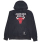 Mens Black NBA Chicago Bull Hoodie Jumper