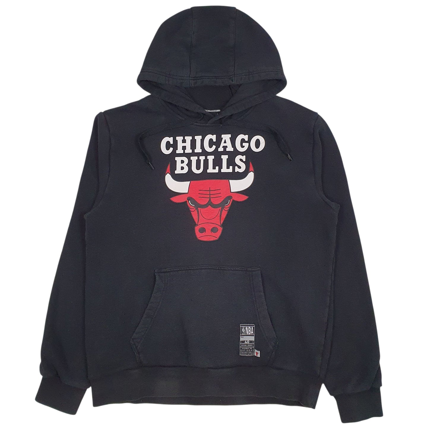Mens Black NBA Chicago Bull Hoodie Jumper