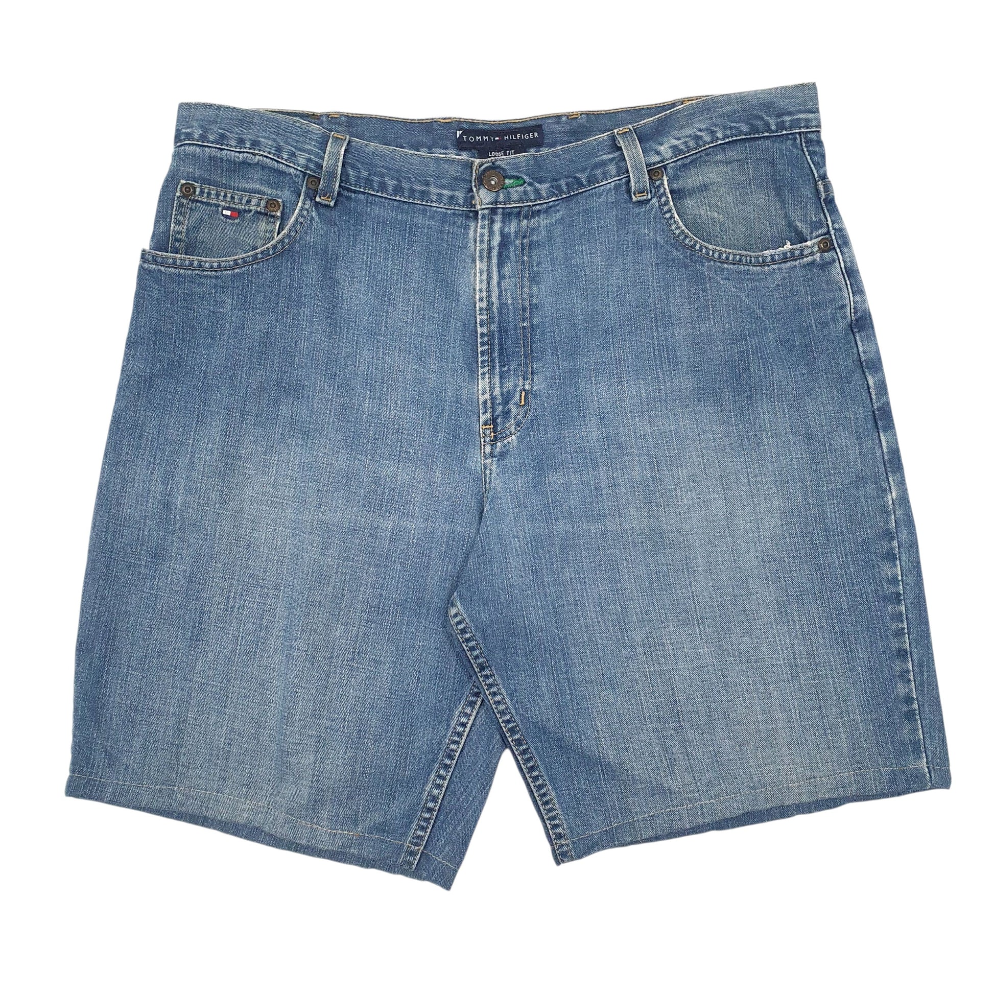 Mens Blue Tommy Hilfiger  Denim Shorts