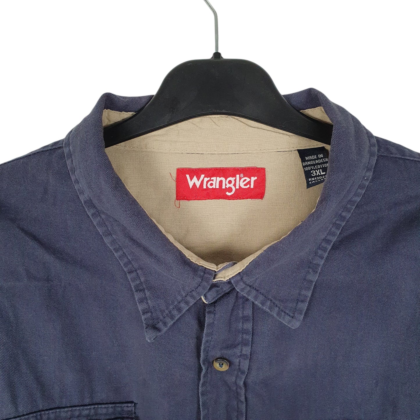 Mens Navy Wrangler   Shirt