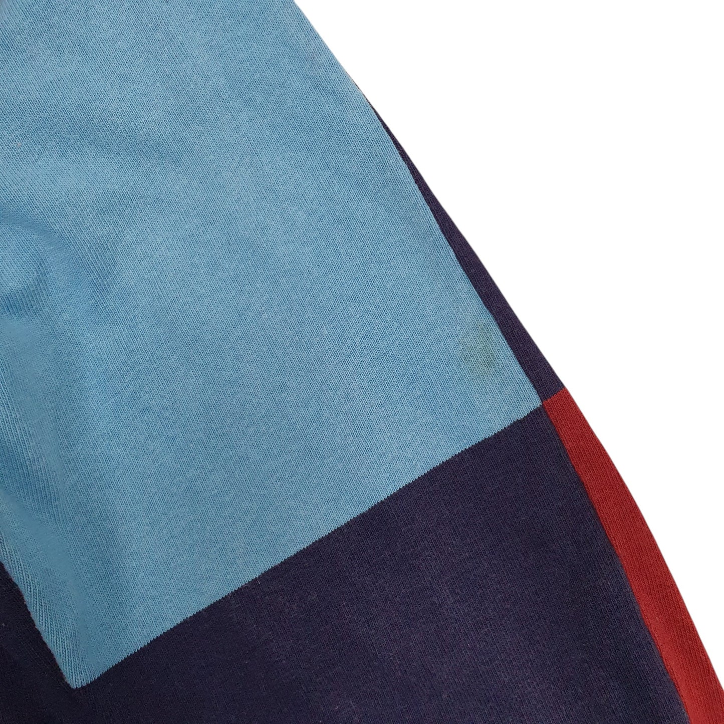 Mens Blue Barbarian Rugby Hoodie Polo Shirt