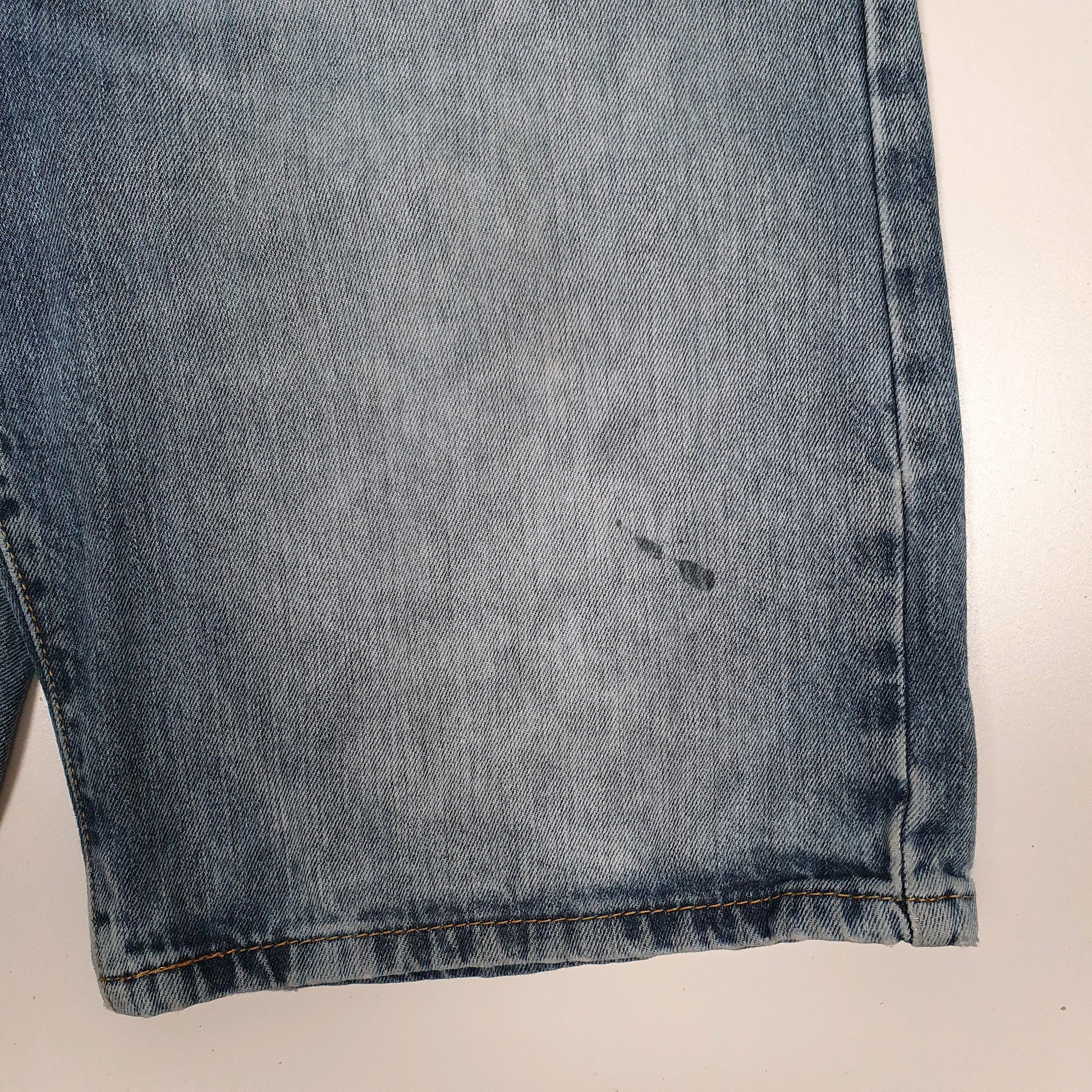 Mens Blue Levis 569  Shorts