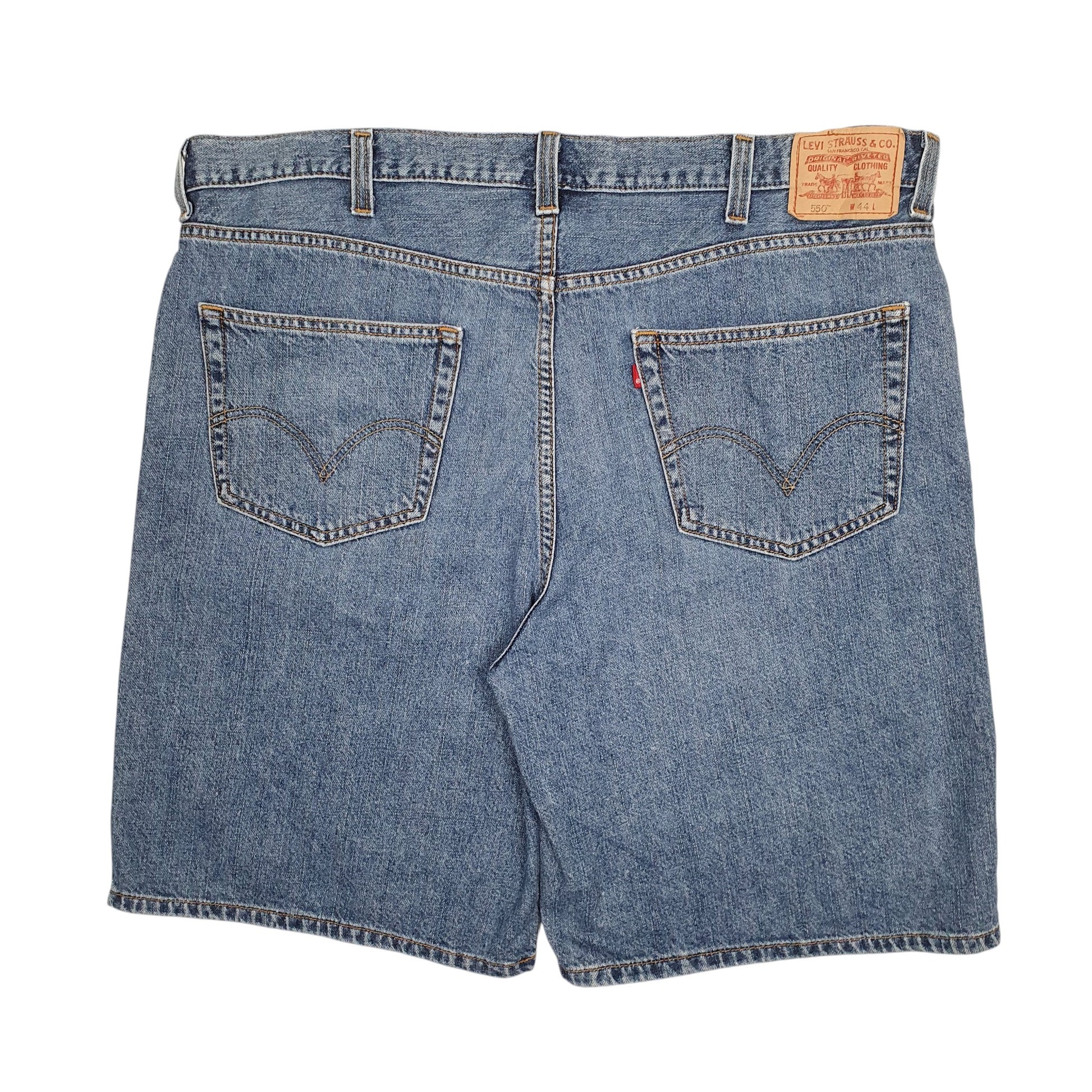 Mens Blue Levis 550  Shorts