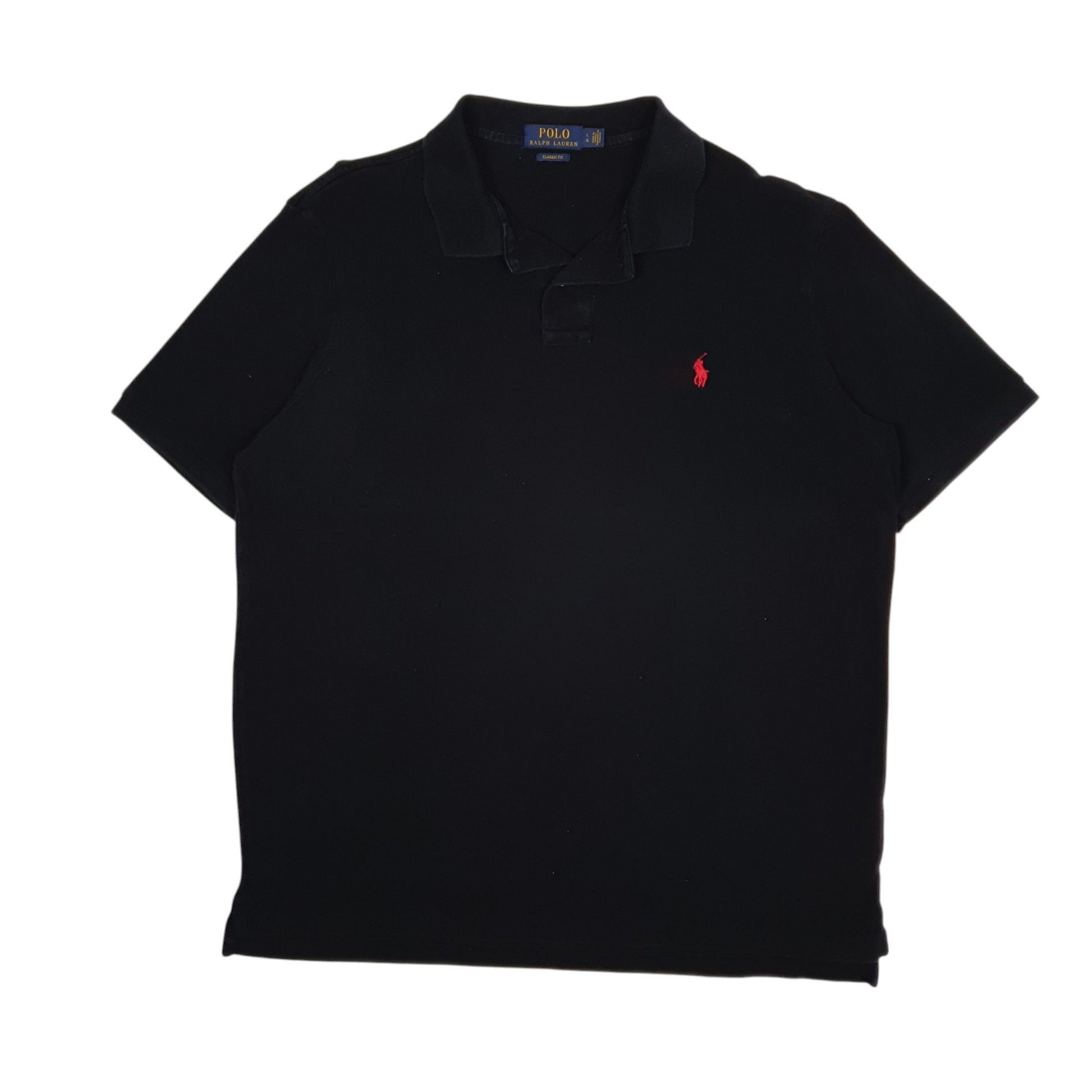 Mens Black Polo Ralph Lauren  Short Sleeve Polo Shirt
