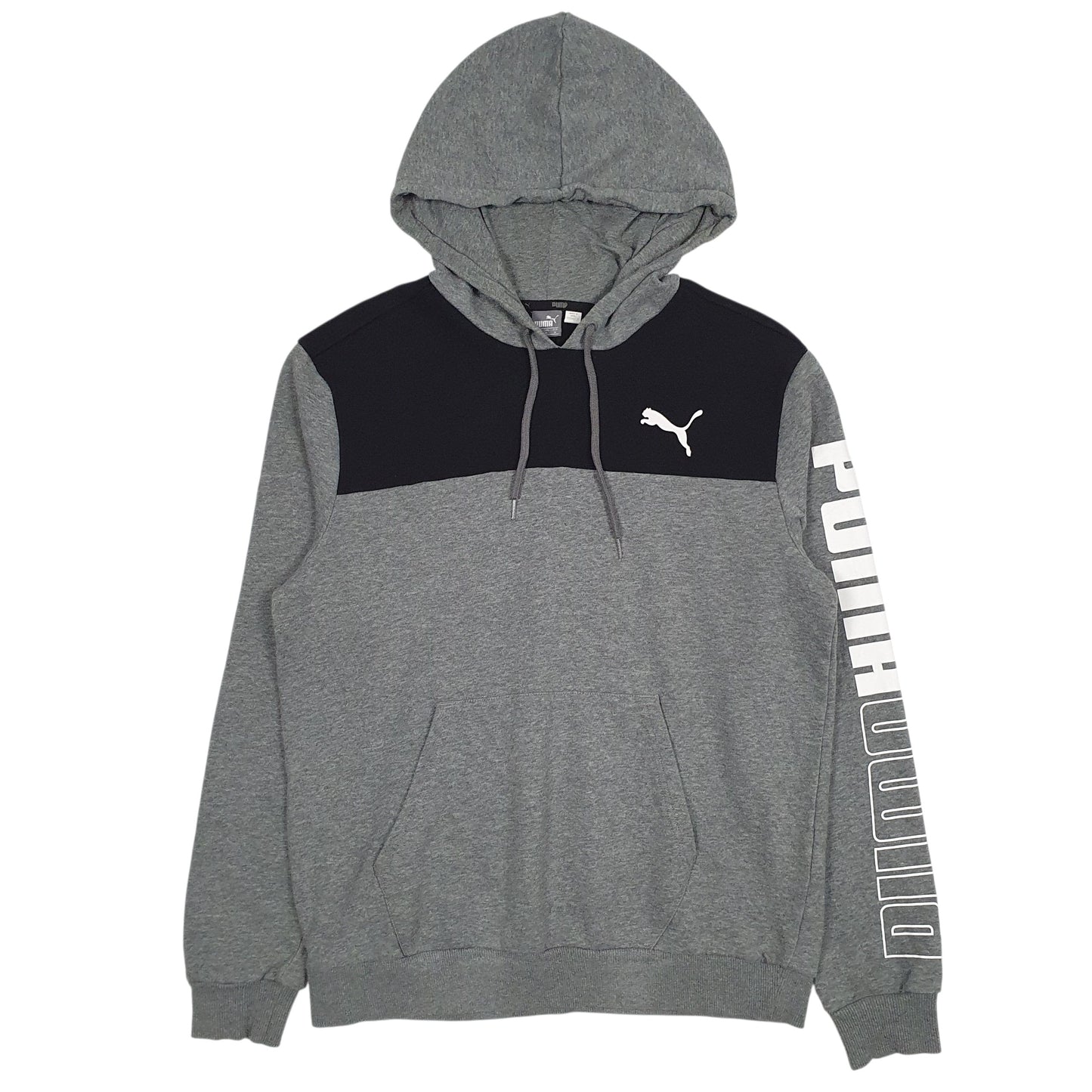 Mens Grey Puma  Hoodie Jumper