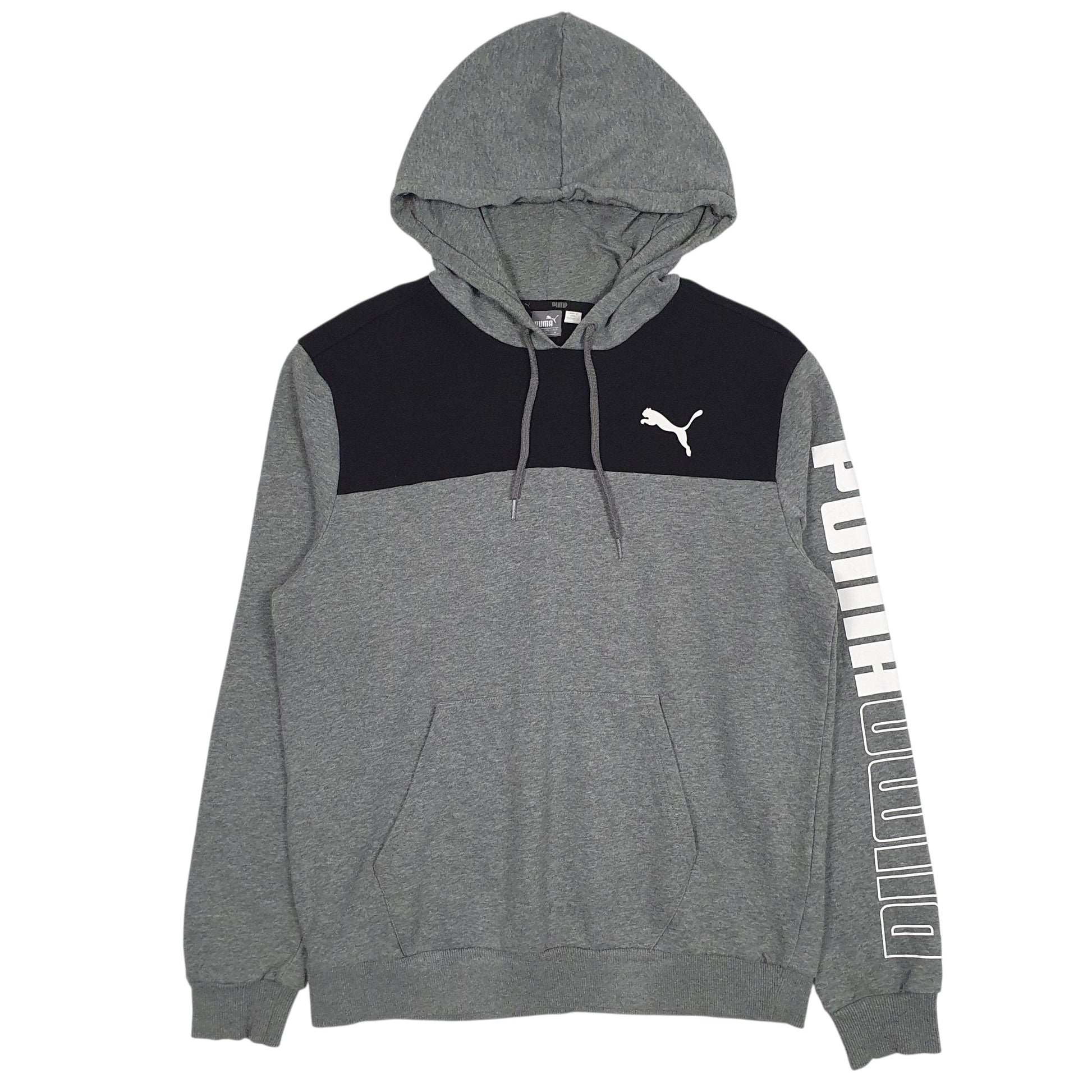 Mens Grey Puma  Hoodie Jumper