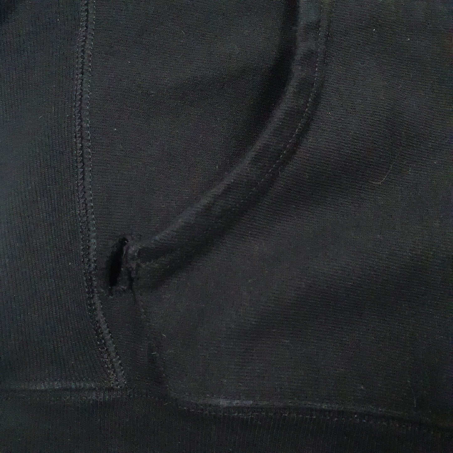 Womens Black Champion Reverse Weave Hoodie Jumper